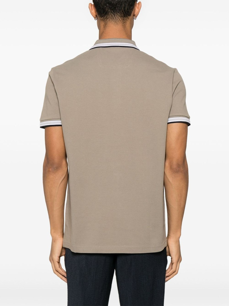 logo-embroidered polo shirt 3