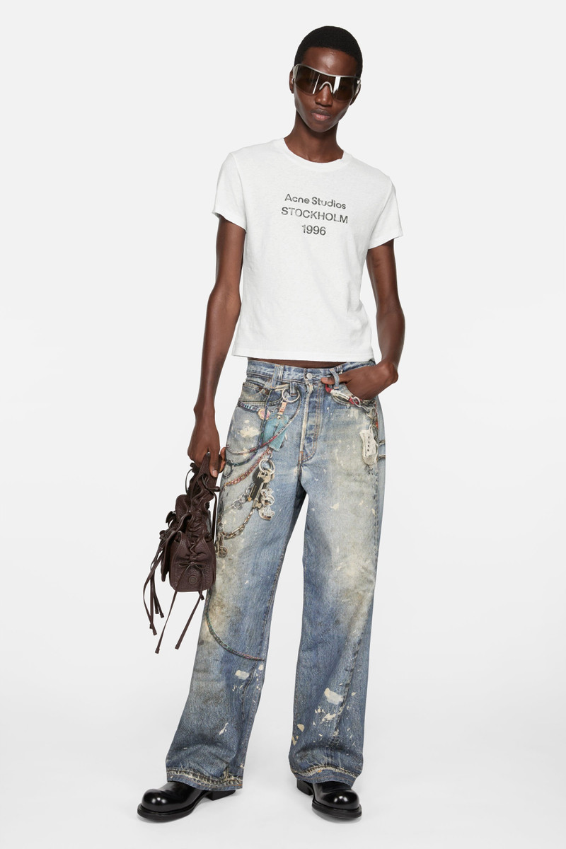 Acne Studios Logo T-shirt - Off white outlook