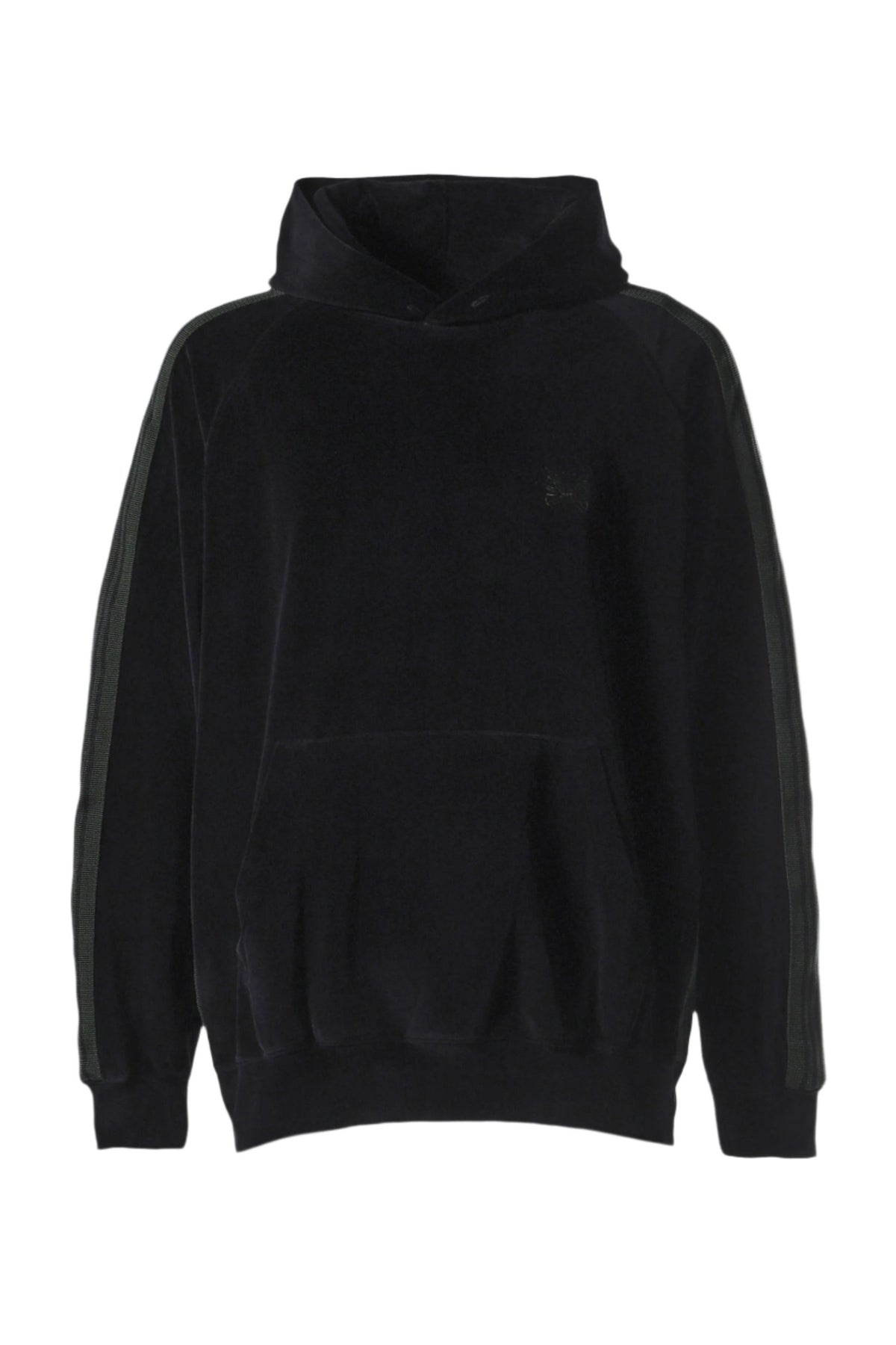 TRACK HOODIE - C/PE VELOUR (BLACK) - 1