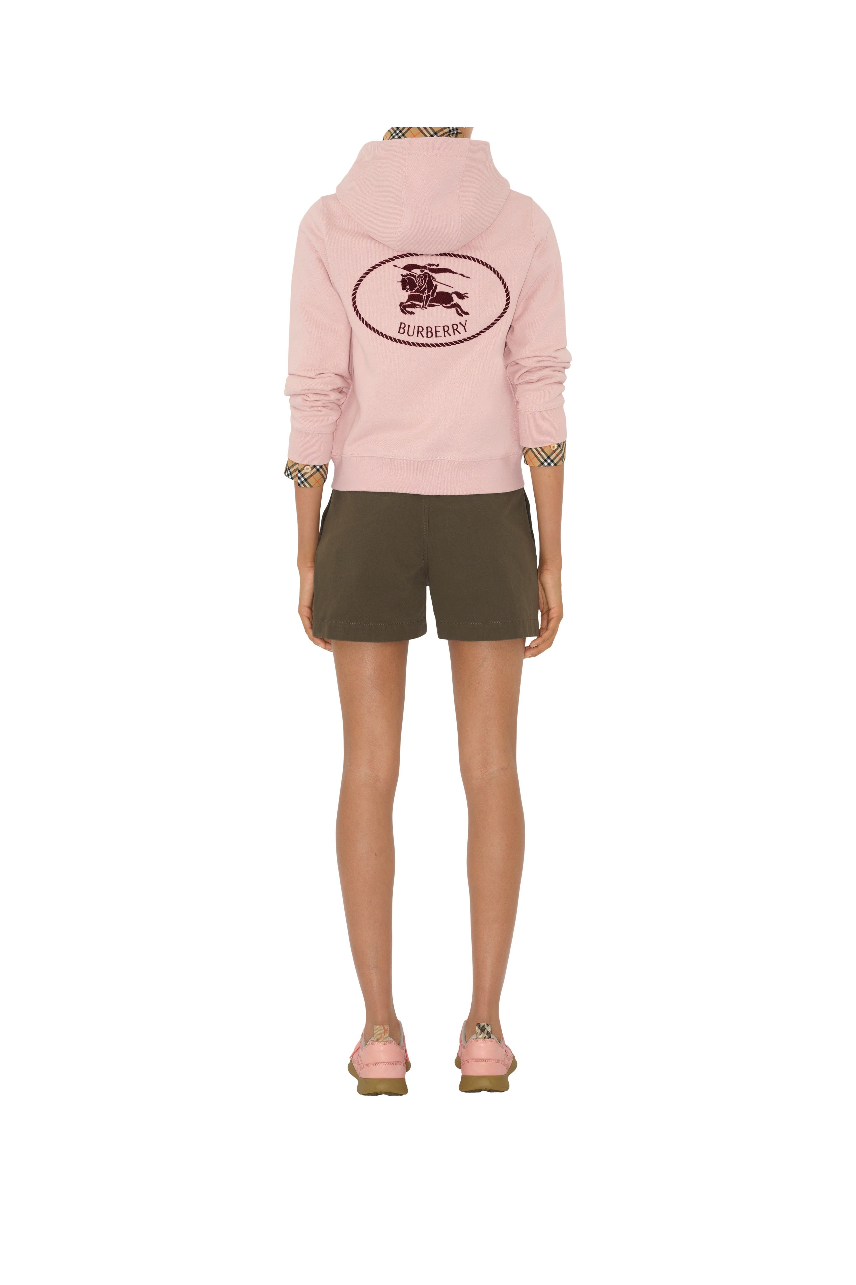 burberry Knight Stamp Cotton Zip Hoodie in Bouquet at Nordstrom - 2
