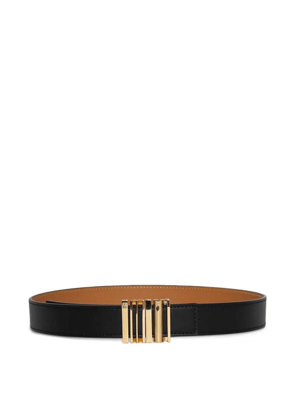 leather buckle belt - 1