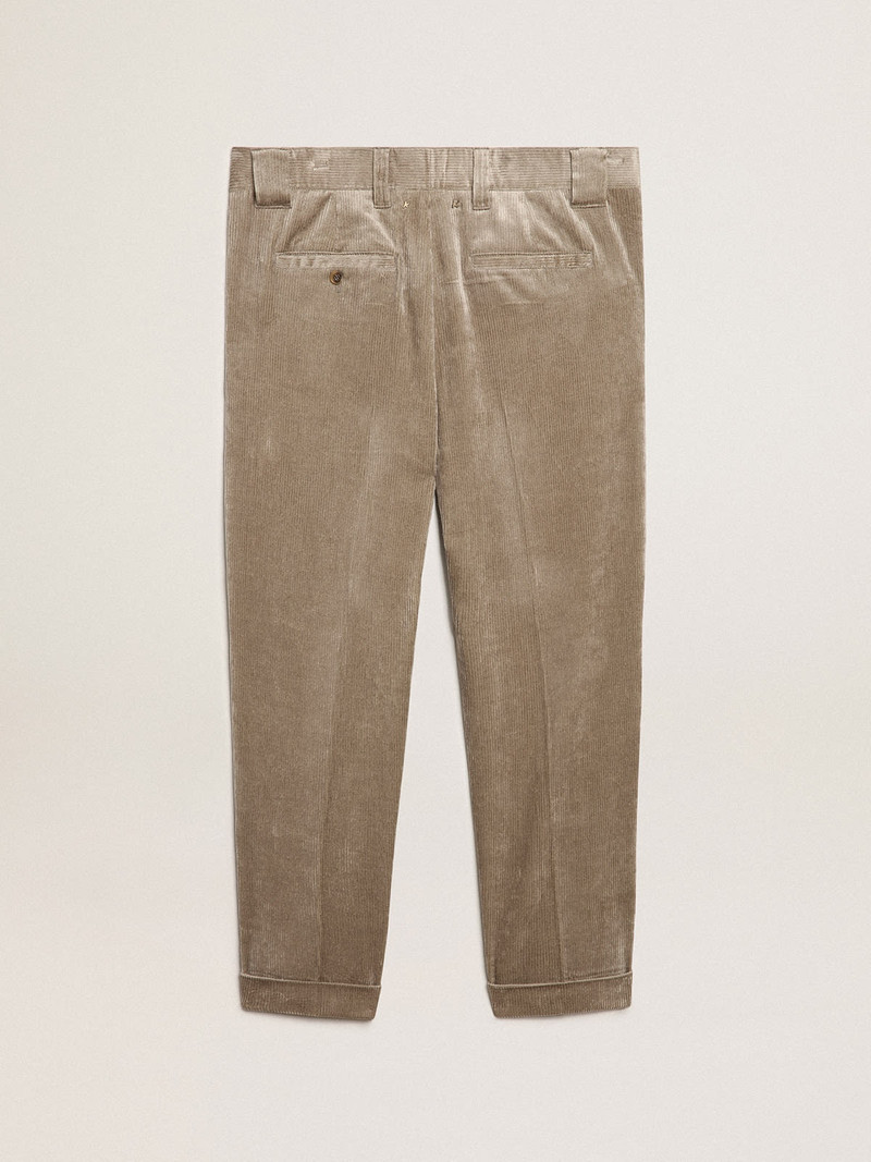 Light beige corduroy pants 6