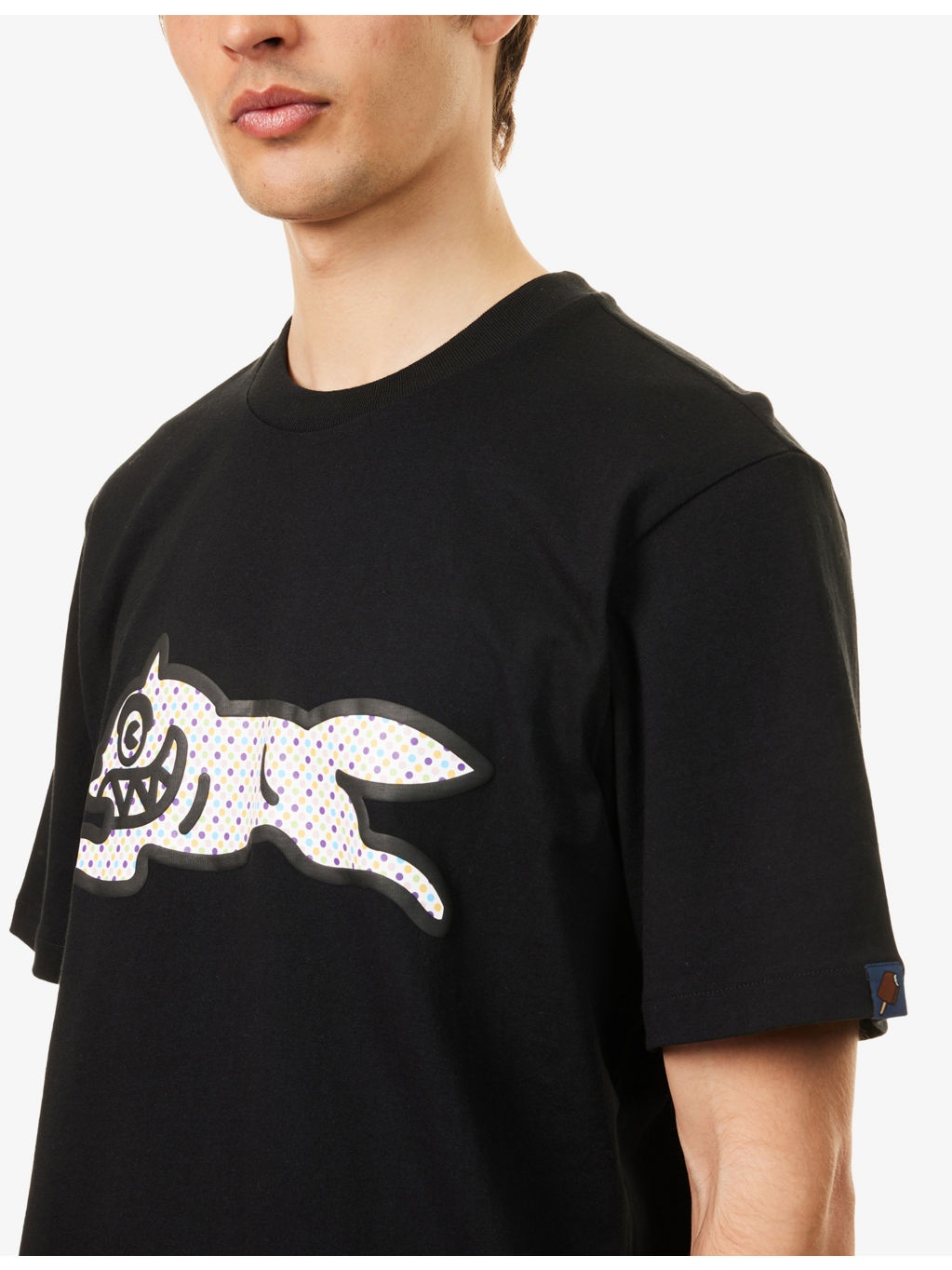 Polka Dot Dog Graphic-Print Cotton T-shir - 5