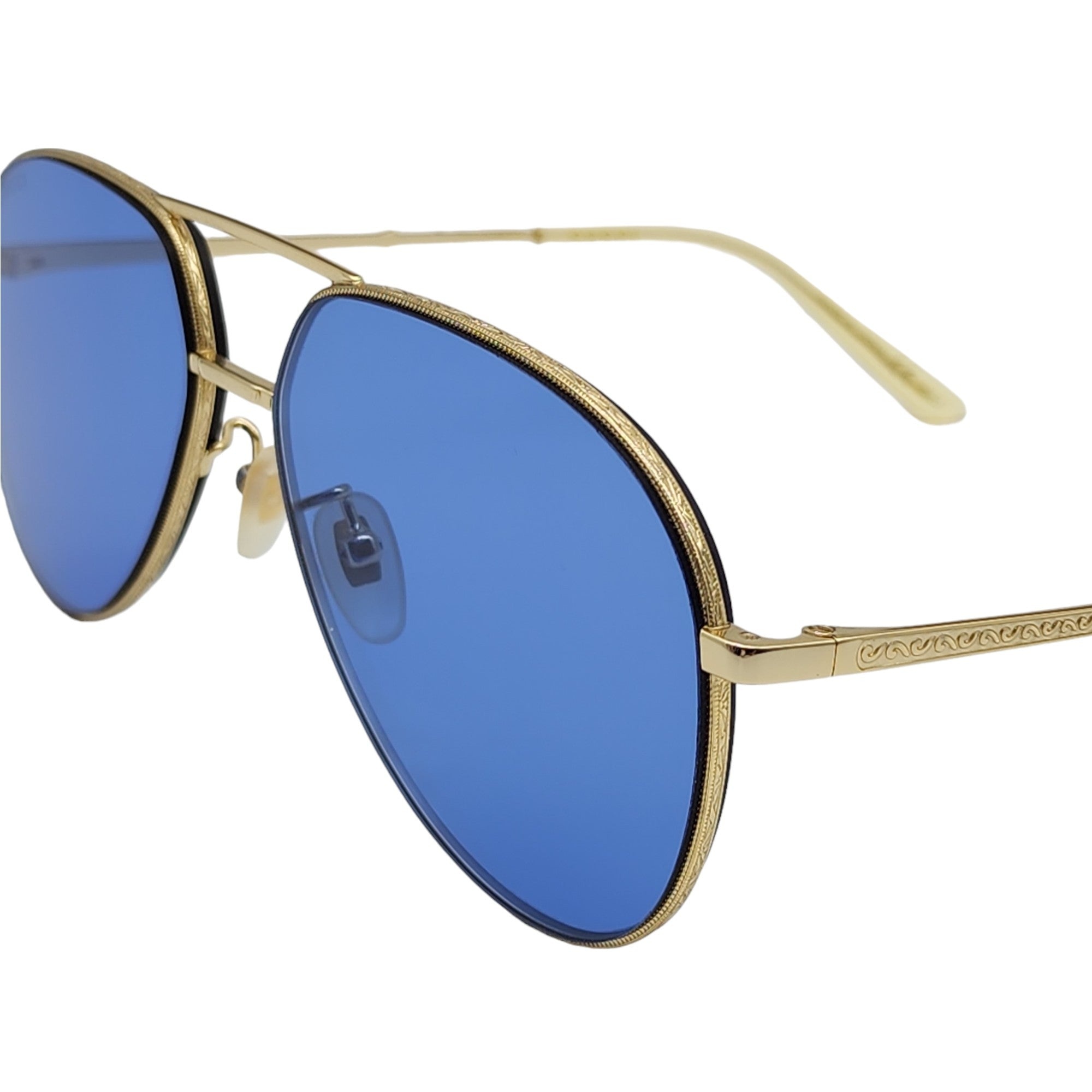 Gucci Gold Aviator Sunglasses - 5