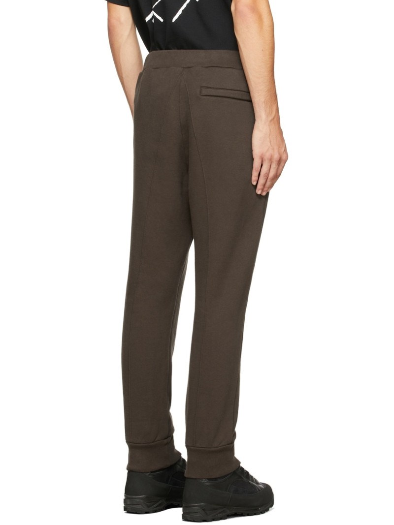 Brown Pleated Lounge Pants 3