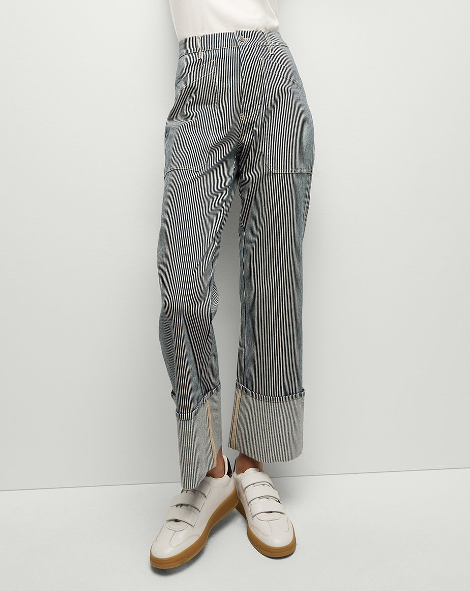 DYLAN STRIPED CARGO STRAIGHT-LEG JEAN - 3