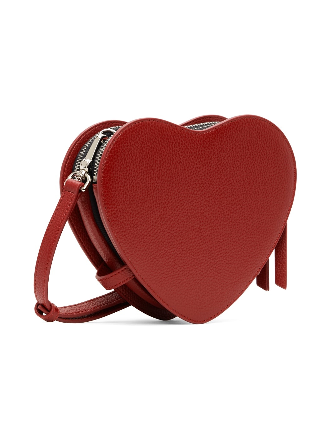 Red Louise Heart Crossbody Bag - 3