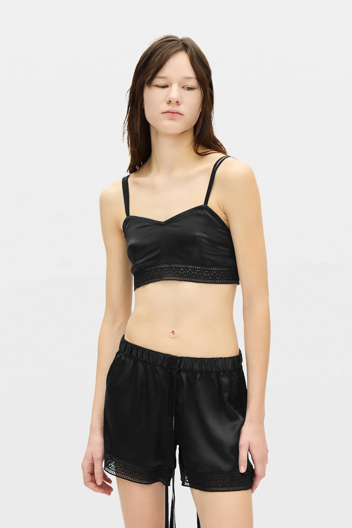 Xaja Bralette with Elongated Shoulder Straps - 1