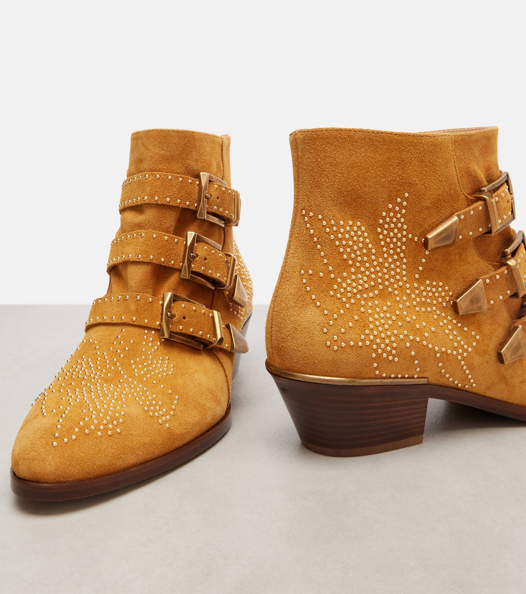 Susan studded suede ankle boots - 5