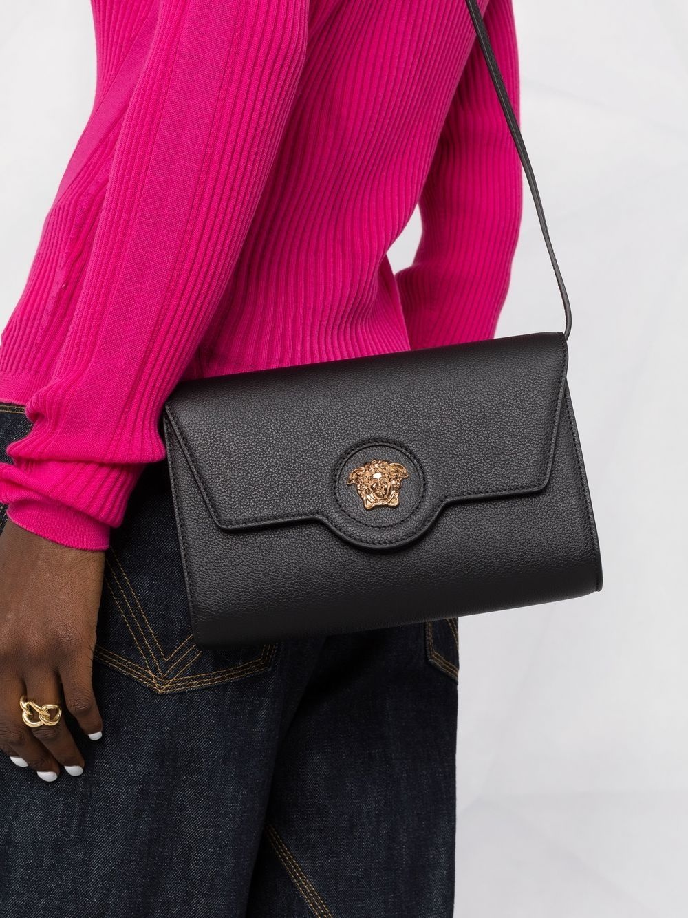 Medusa-plaque crossbody bag - 3