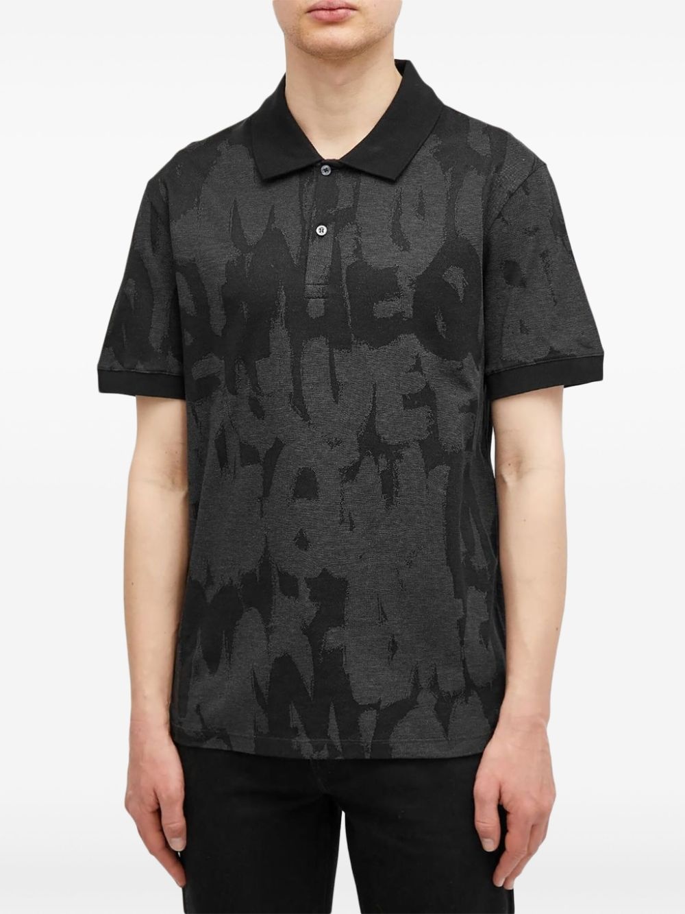 Graffiti polo shirt - 3