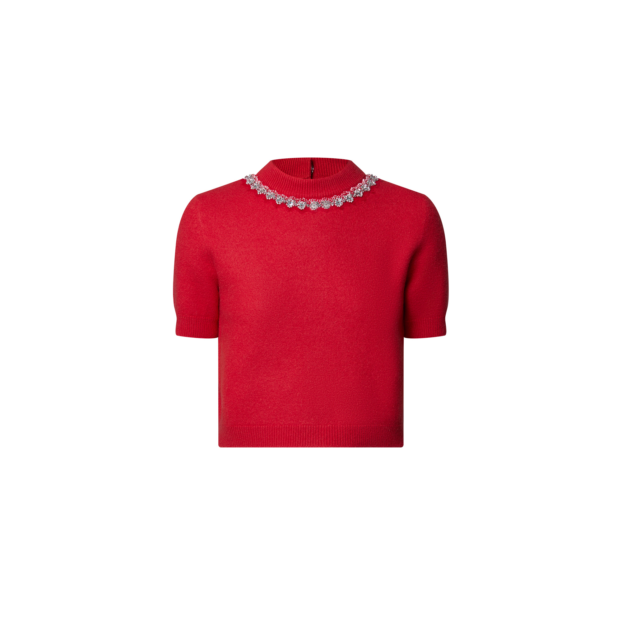 Jewel Button Knit Top - 1