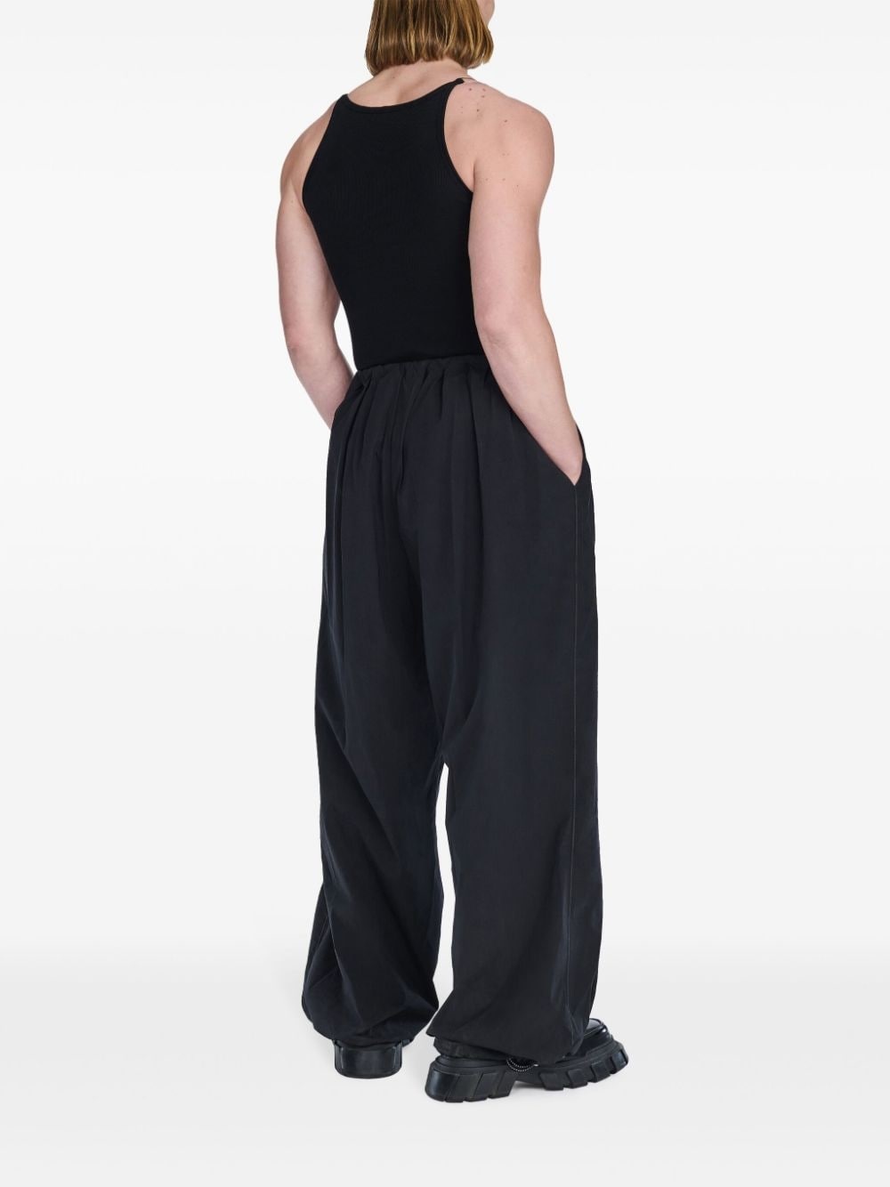 Blouson wide-leg trousers - 4