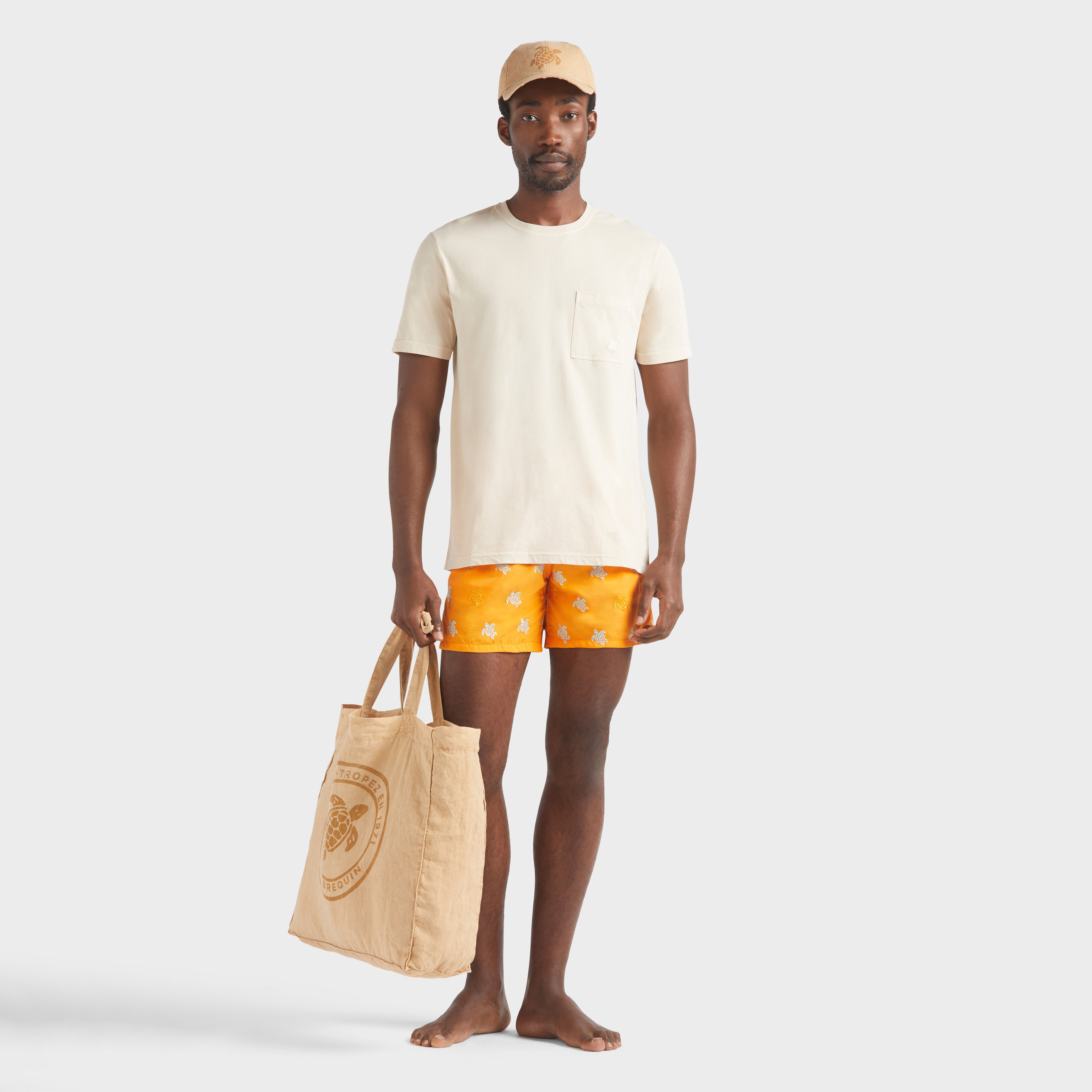Men Solid Organic cotton T-shirt Natural Colors - 5
