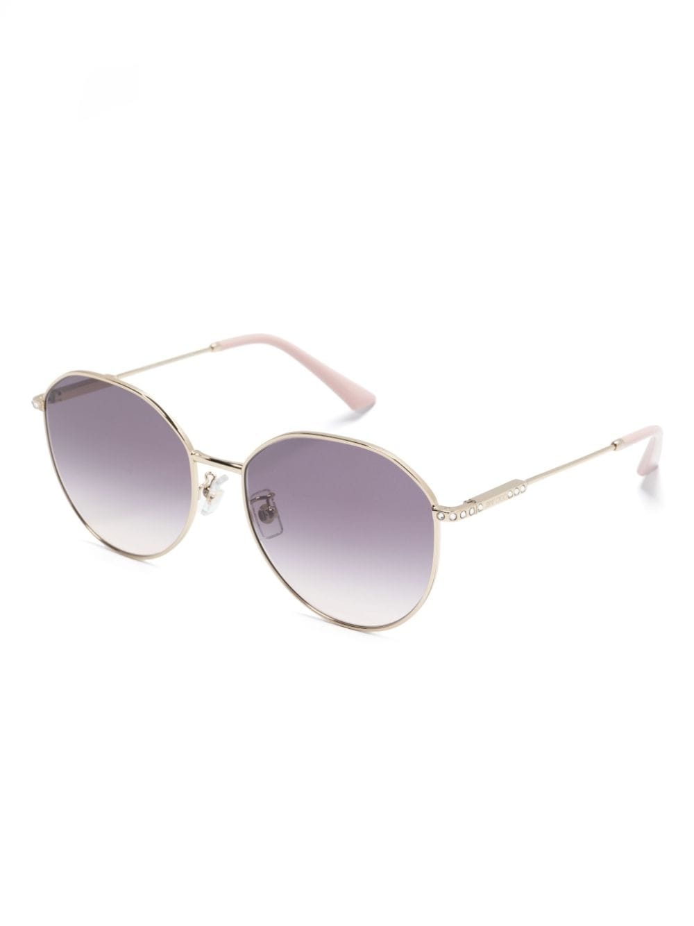 crystal-embellished oversize-frame sunglasses - 2