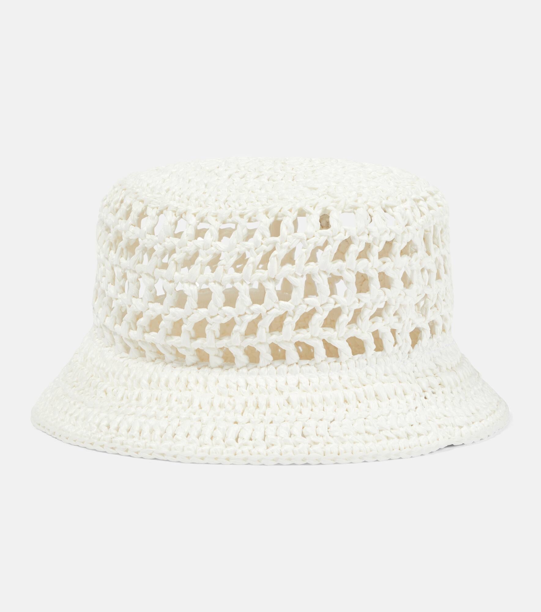 Raffia-effect bucket hat - 4