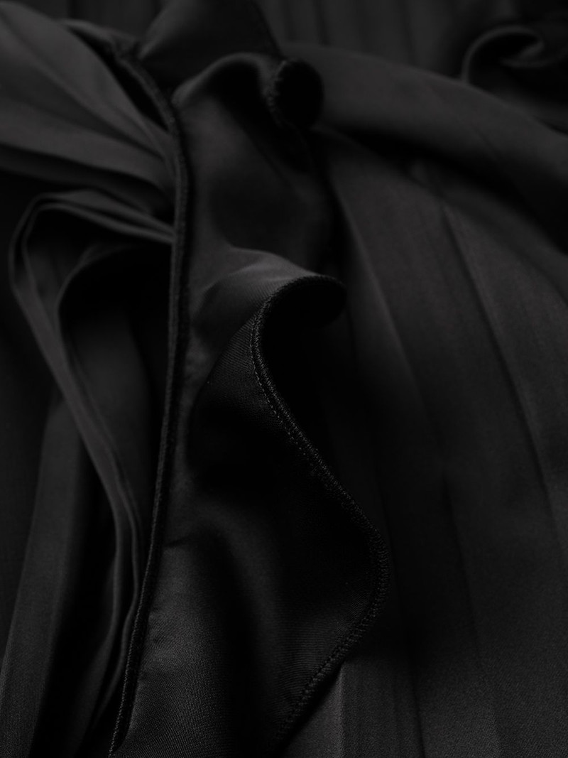 creased ruffled cocktail dress 8