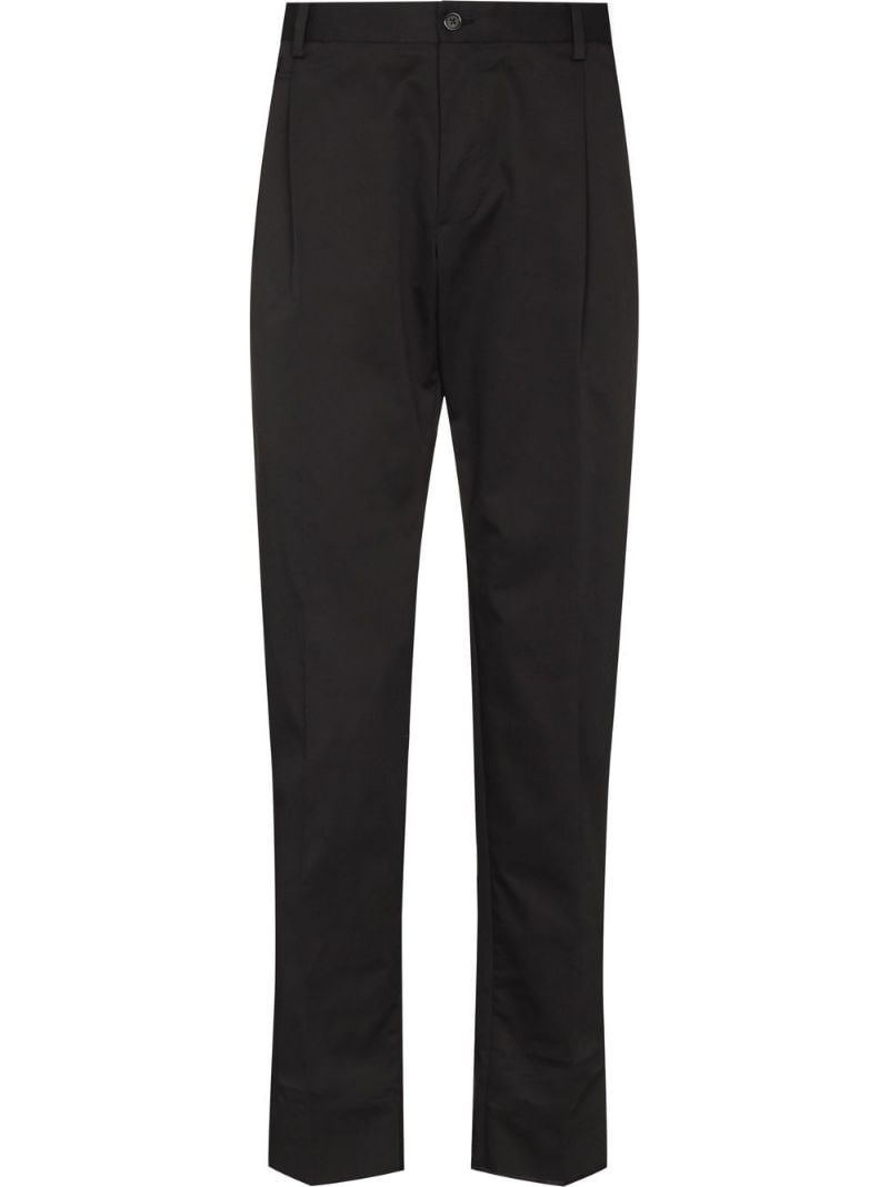 cropped tapered trousers - 1