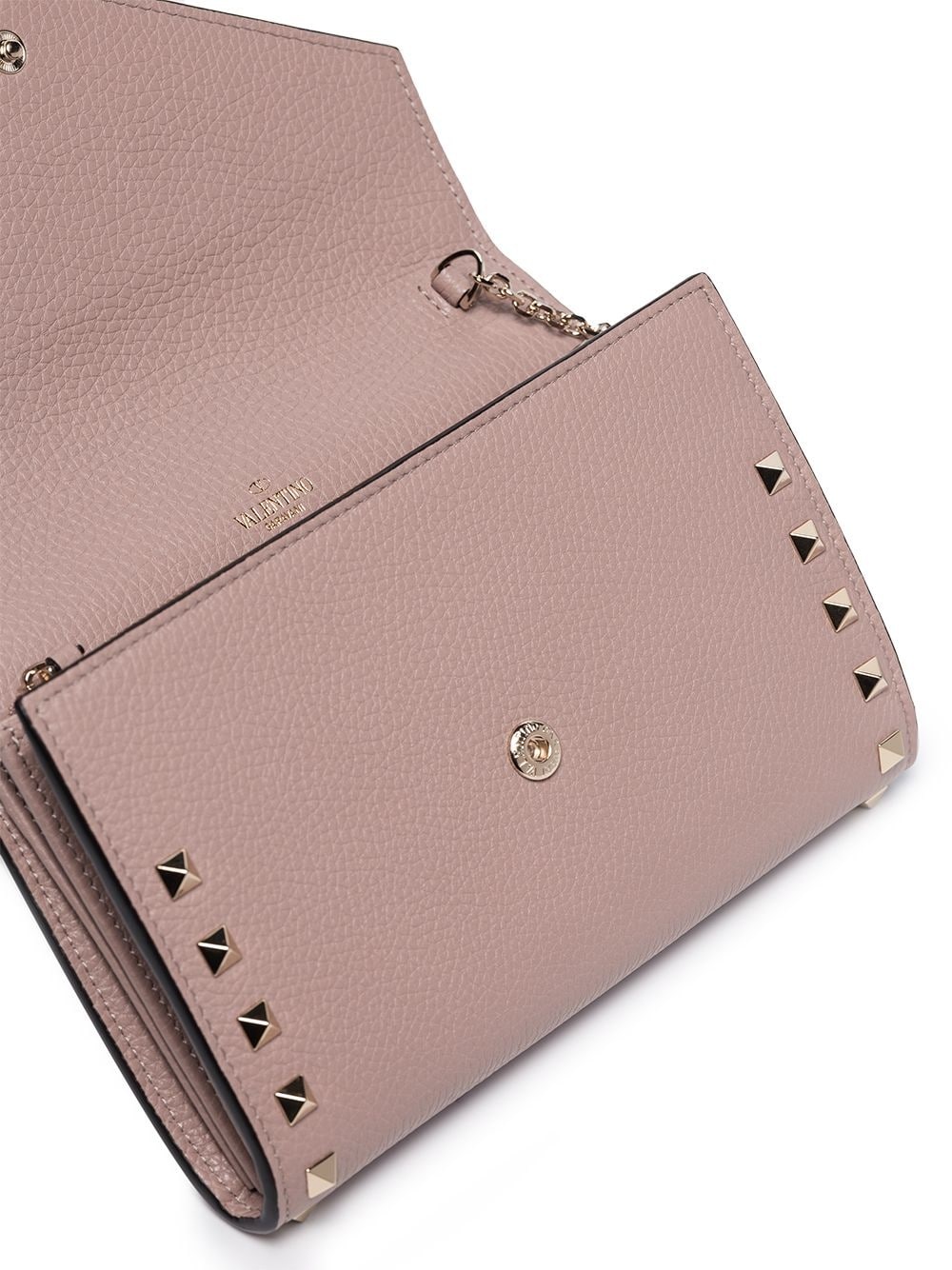 Rockstud Envelope leather clutch bag - 5