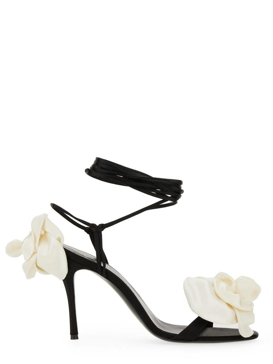 MAGDA BUTRYM SANDAL WITH FLOWER DETAIL - 1