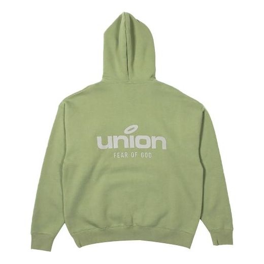 Fear of God Essentials FW21 Vintage Hoodie x Union LA 'Green' FOG-FW21-094 - 2