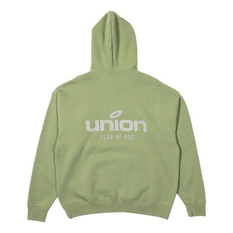 Fear of God Essentials FW21 Vintage Hoodie x Union LA 'Green' FOG-FW21-094 - 1