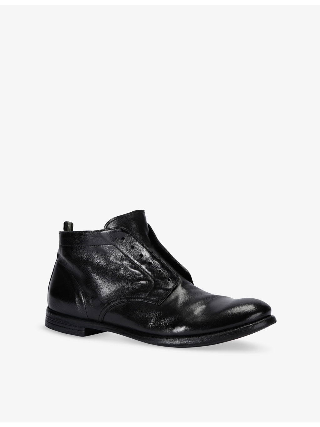 Arc No-Lace Leather Boots - 3
