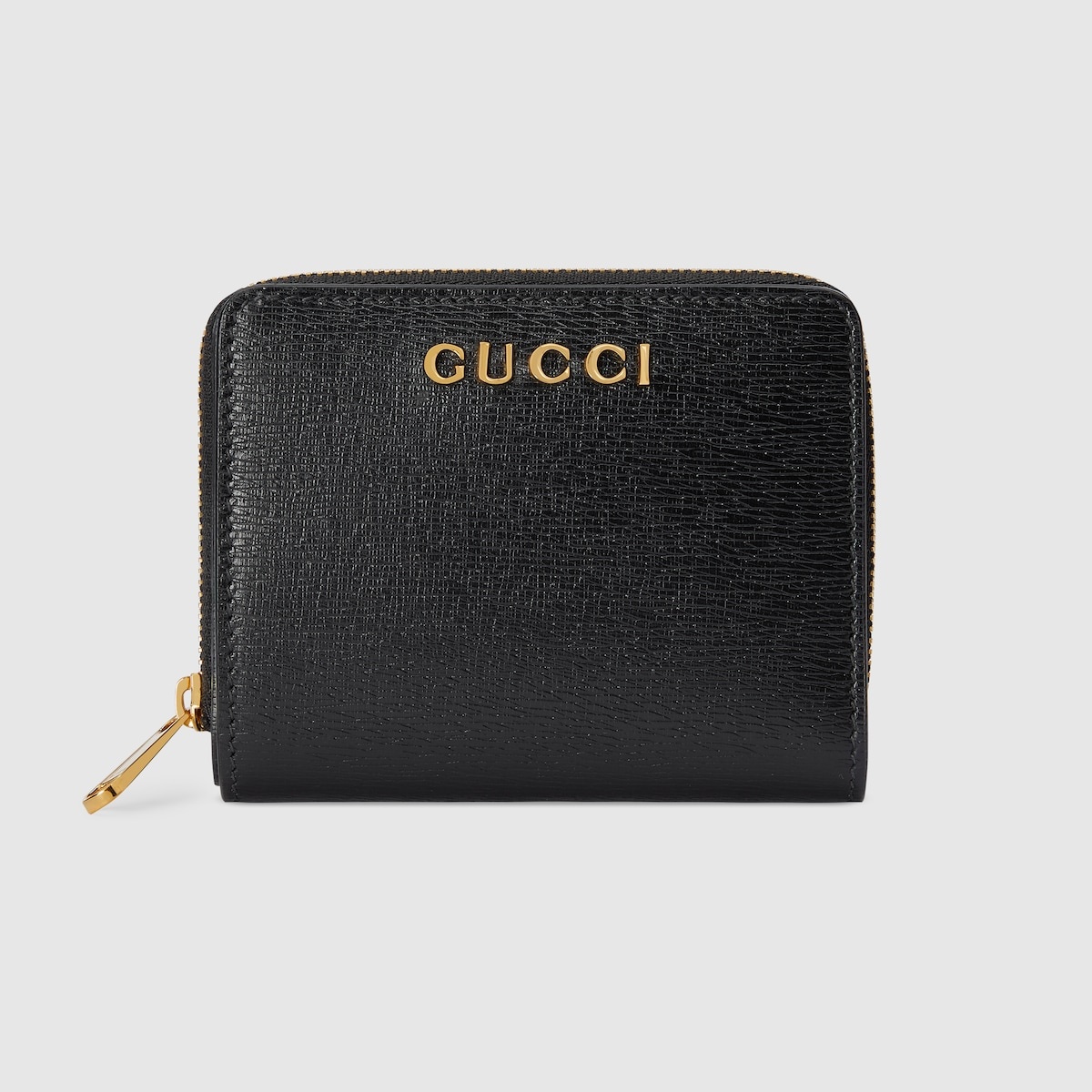 Mini wallet with Gucci script - 1