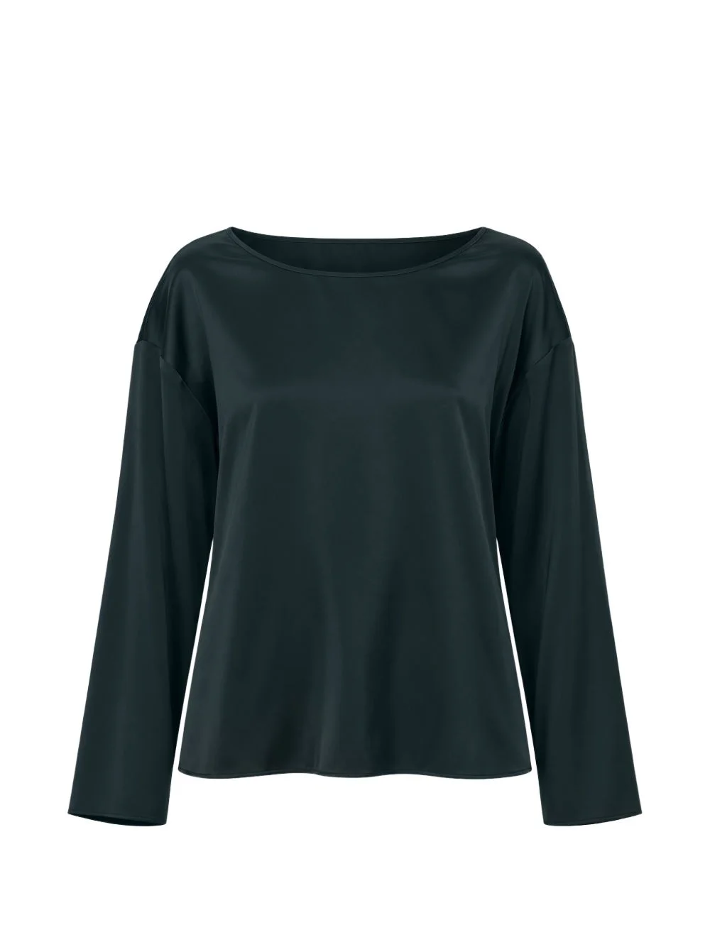 Reversable Case EMPORIO ARMANI satin-finish long-sleeve blouse - EW002198AF17300UB003 ...