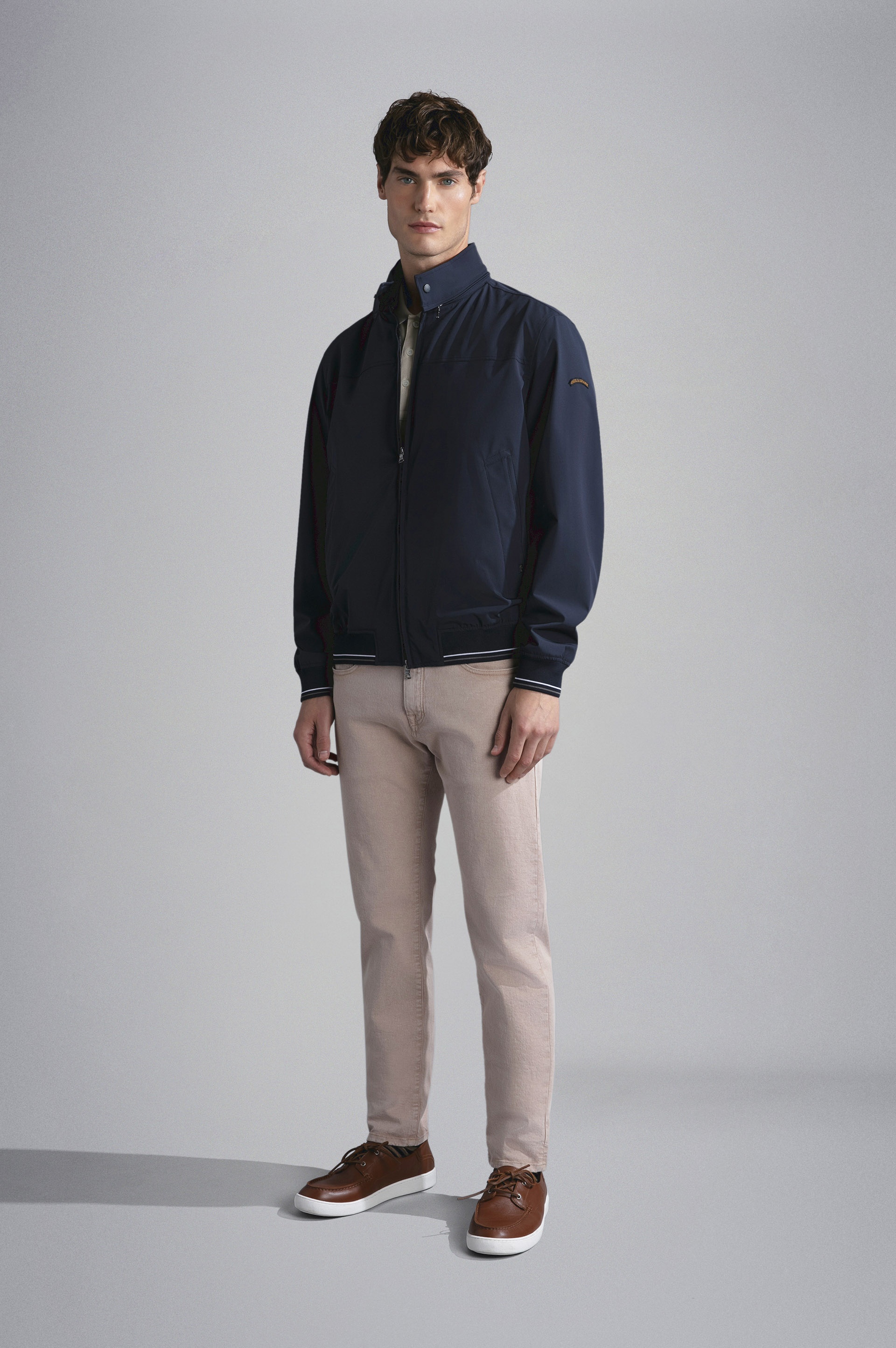 STRETCH COTTON 5 POCKETS TROUSERS - 2