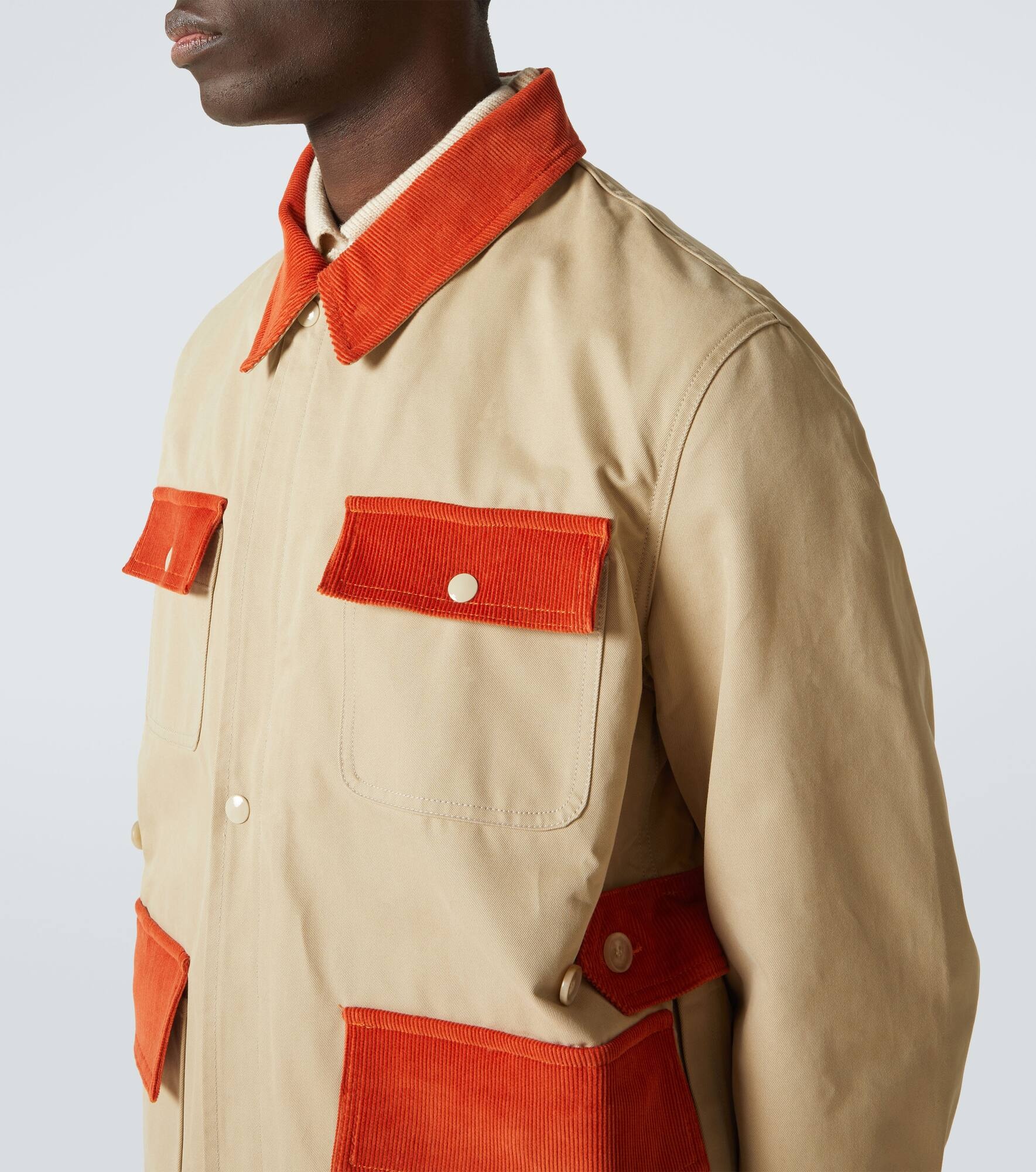 Cotton twill and corduroy jacket - 6