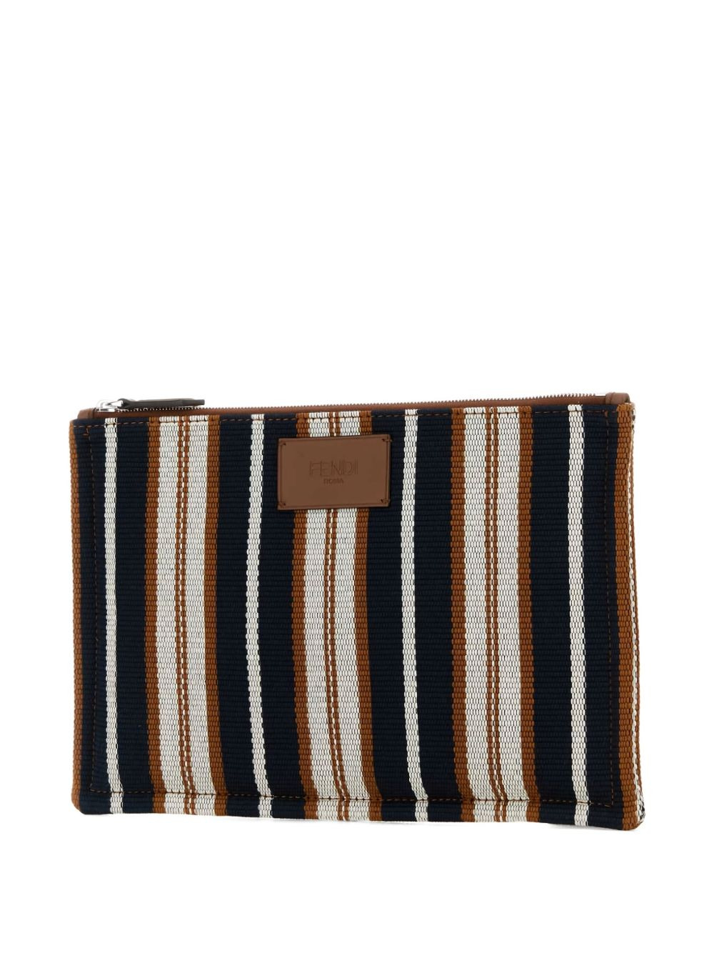 striped clutch bag - 3