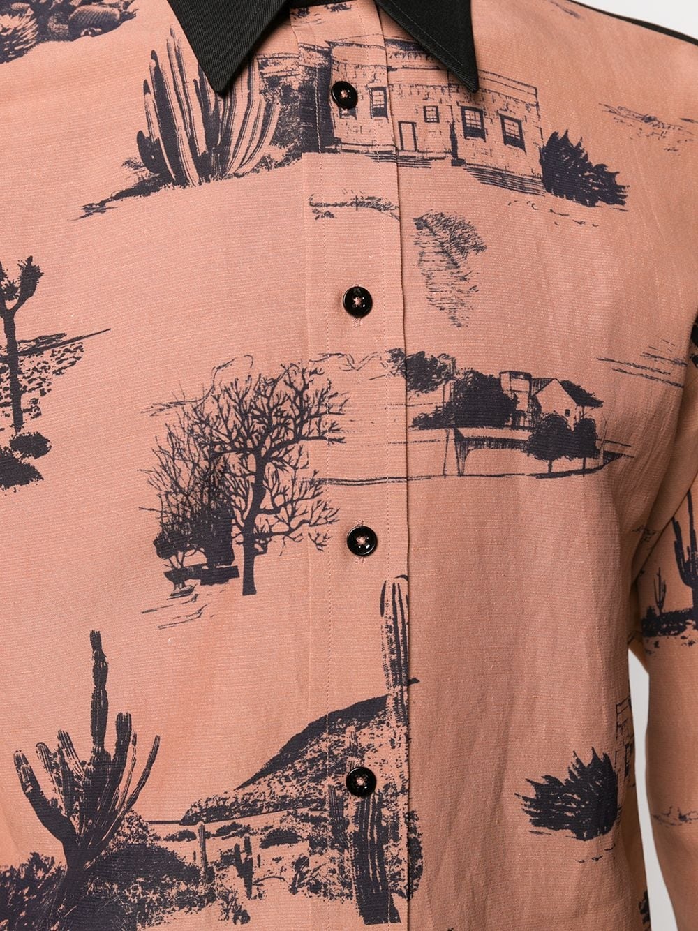 Western landscape-print shirt - 4