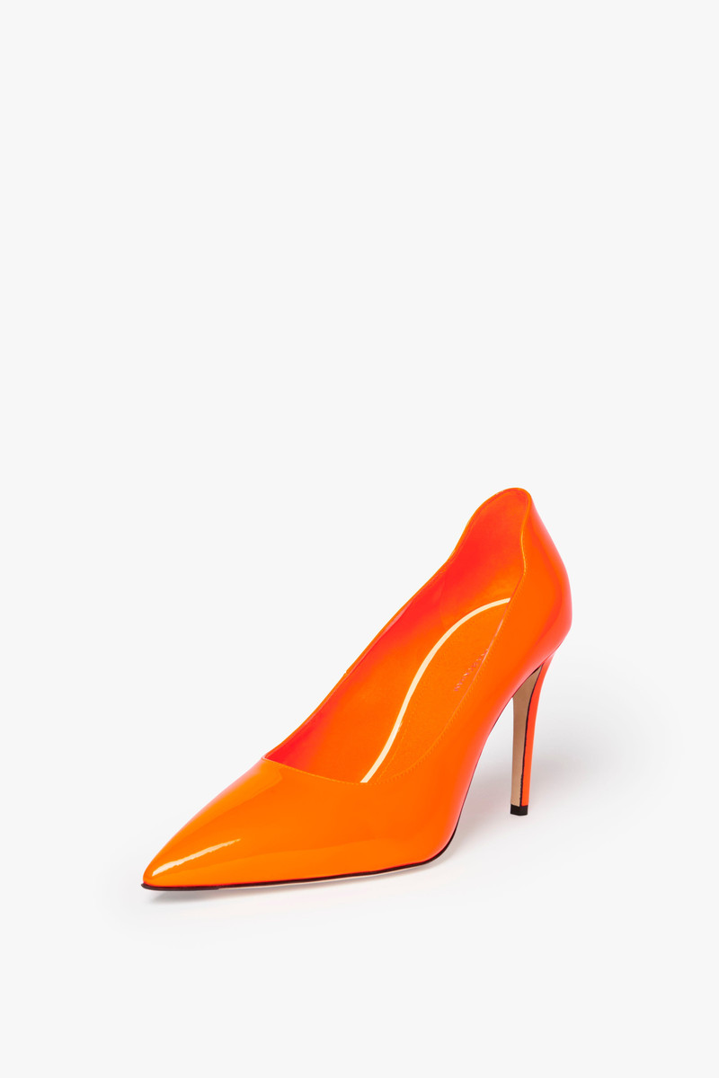 Victoria Beckham VB 90mm Pump in Fluorescent Orange outlook