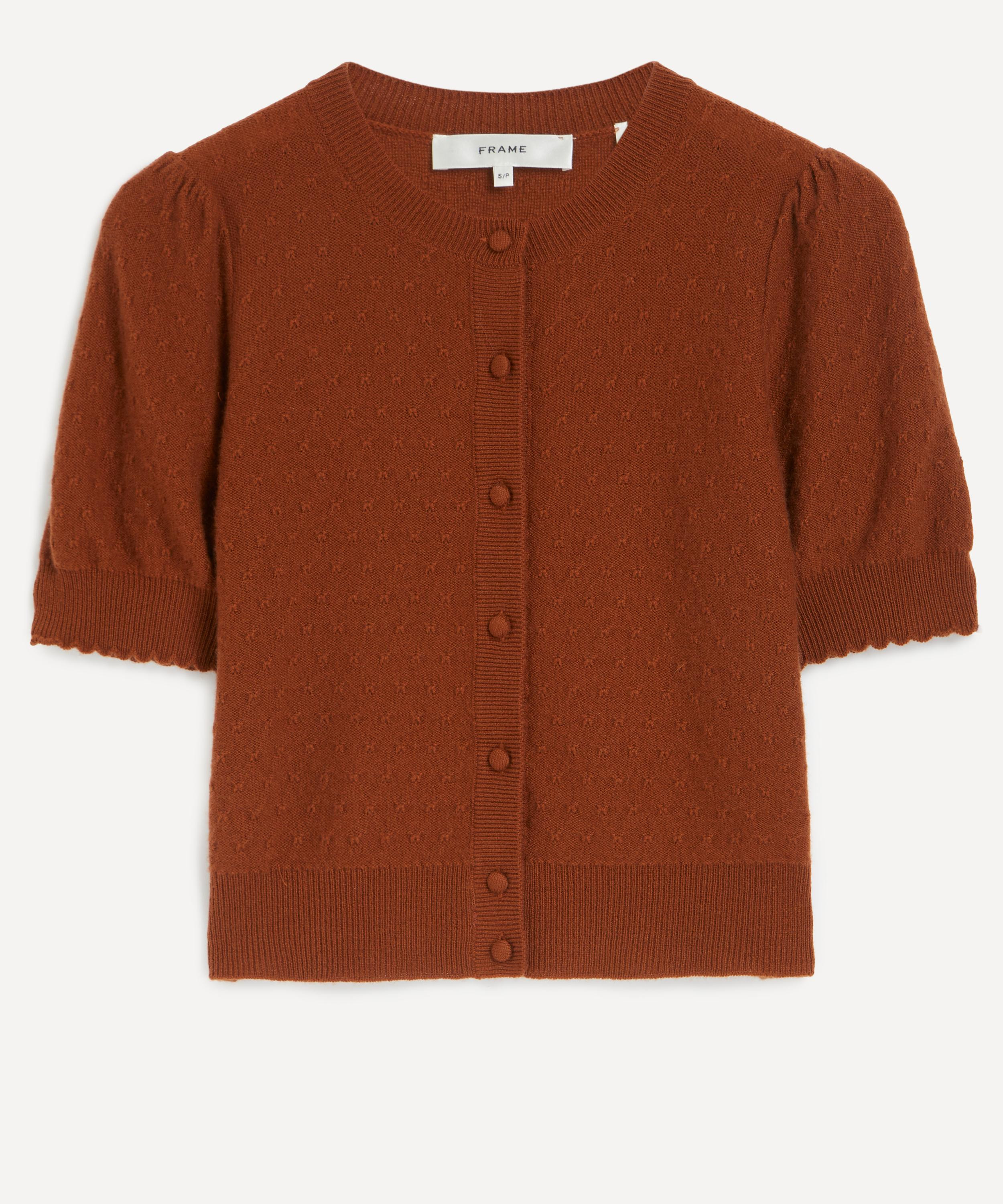 The Cashmere Pointelle Cardigan - 1