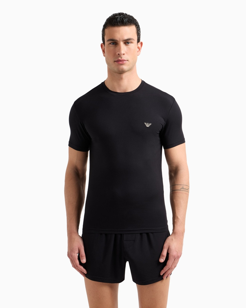 EMPORIO ARMANI FITTED LOUNGEWEAR T-SHIRT IN SOFT MODAL outlook