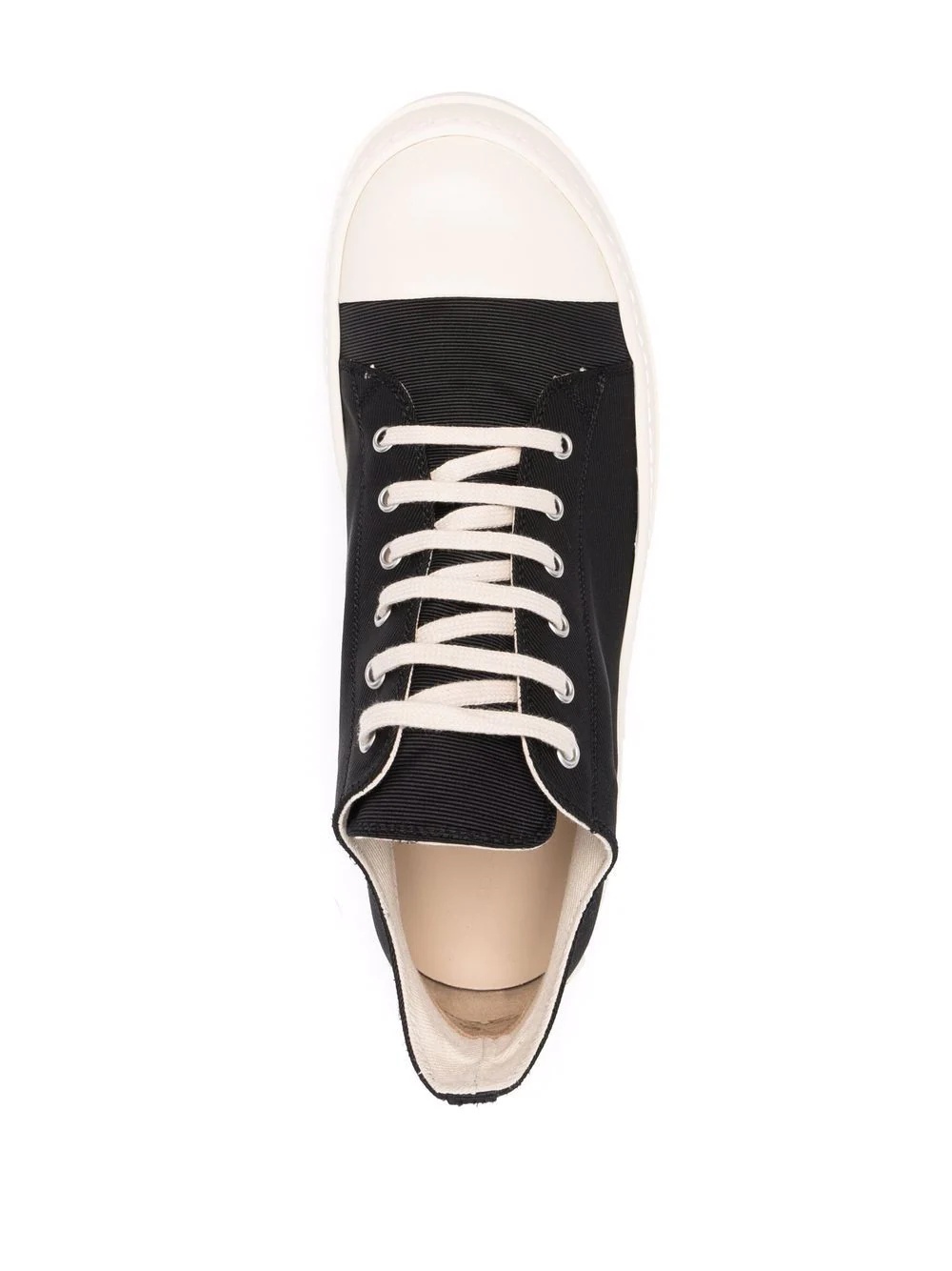 contrasting toe-cap sneakers - 4