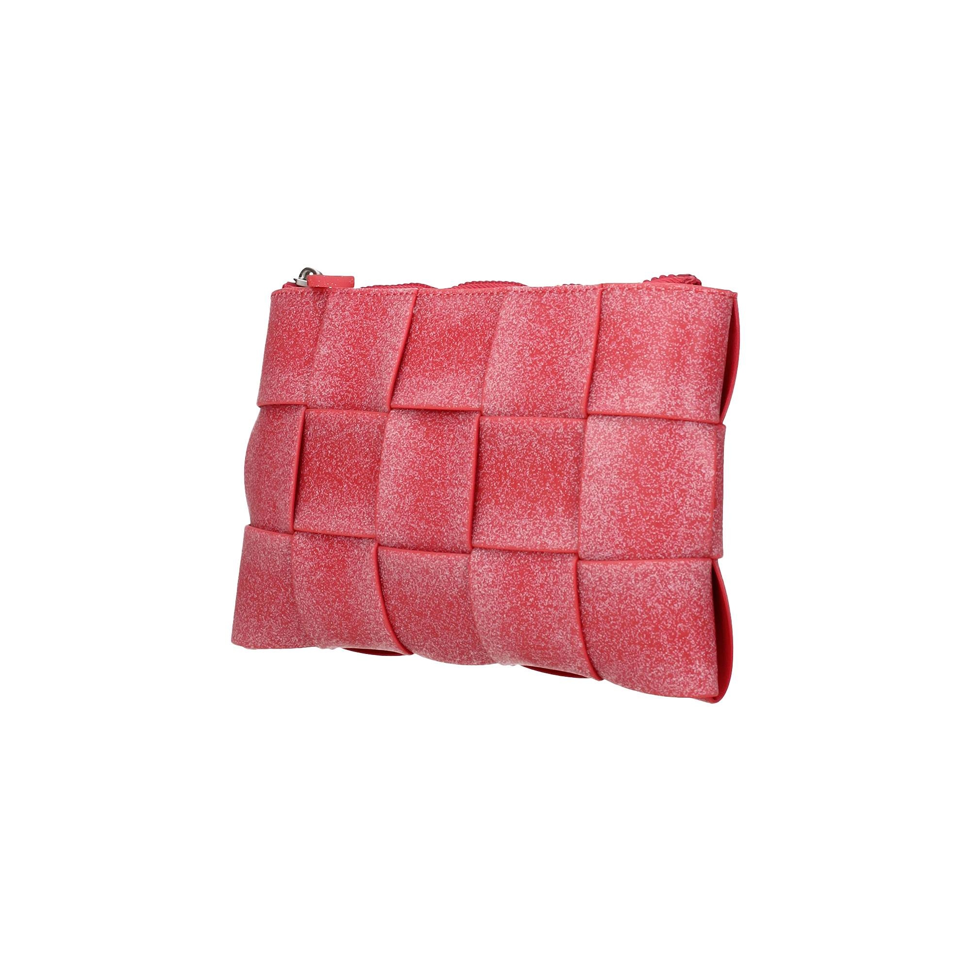 Bottega Veneta Rubber Clutch Bag 'Red/White' - 3