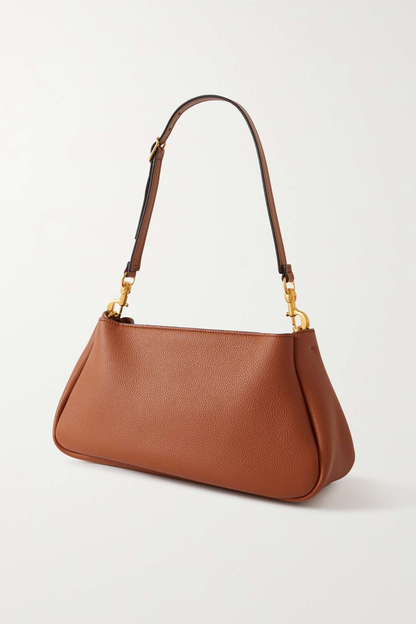 Marcie textured-leather shoulder bag - 3
