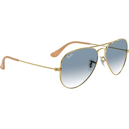 Aviator Large Metal Sunglasses - 6