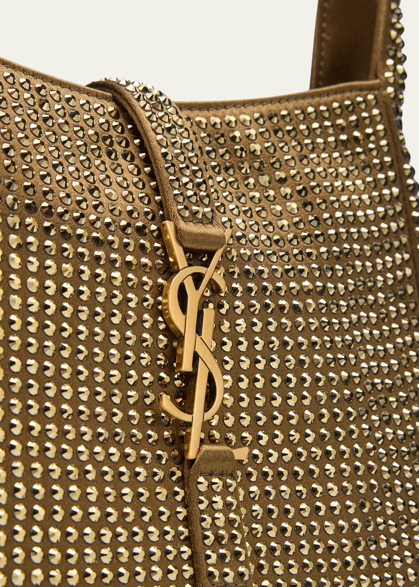 Le 5 A 7 YSL Hobo Bag in Rhinestone Satin - 5