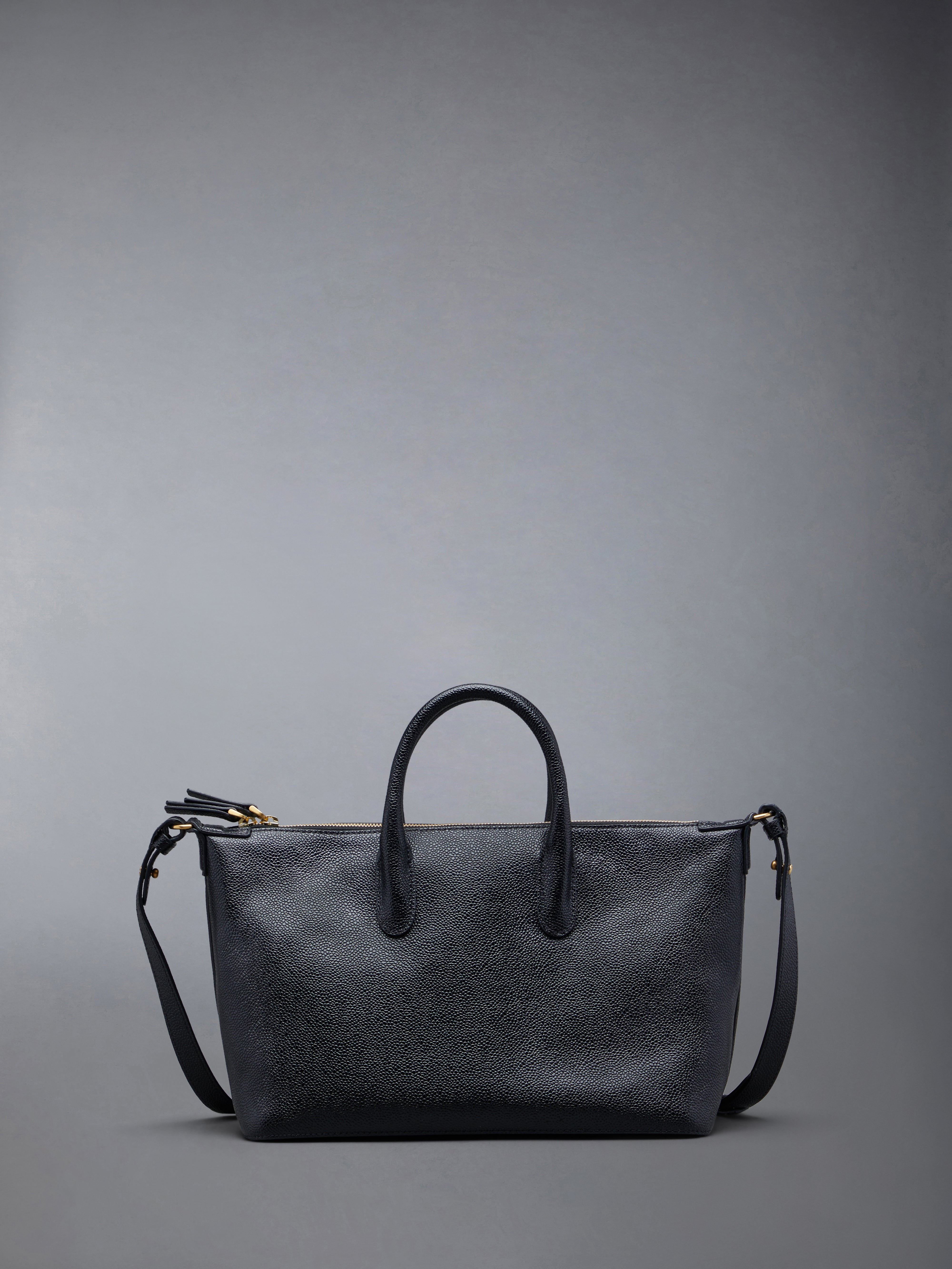 small leather tote bag - 3