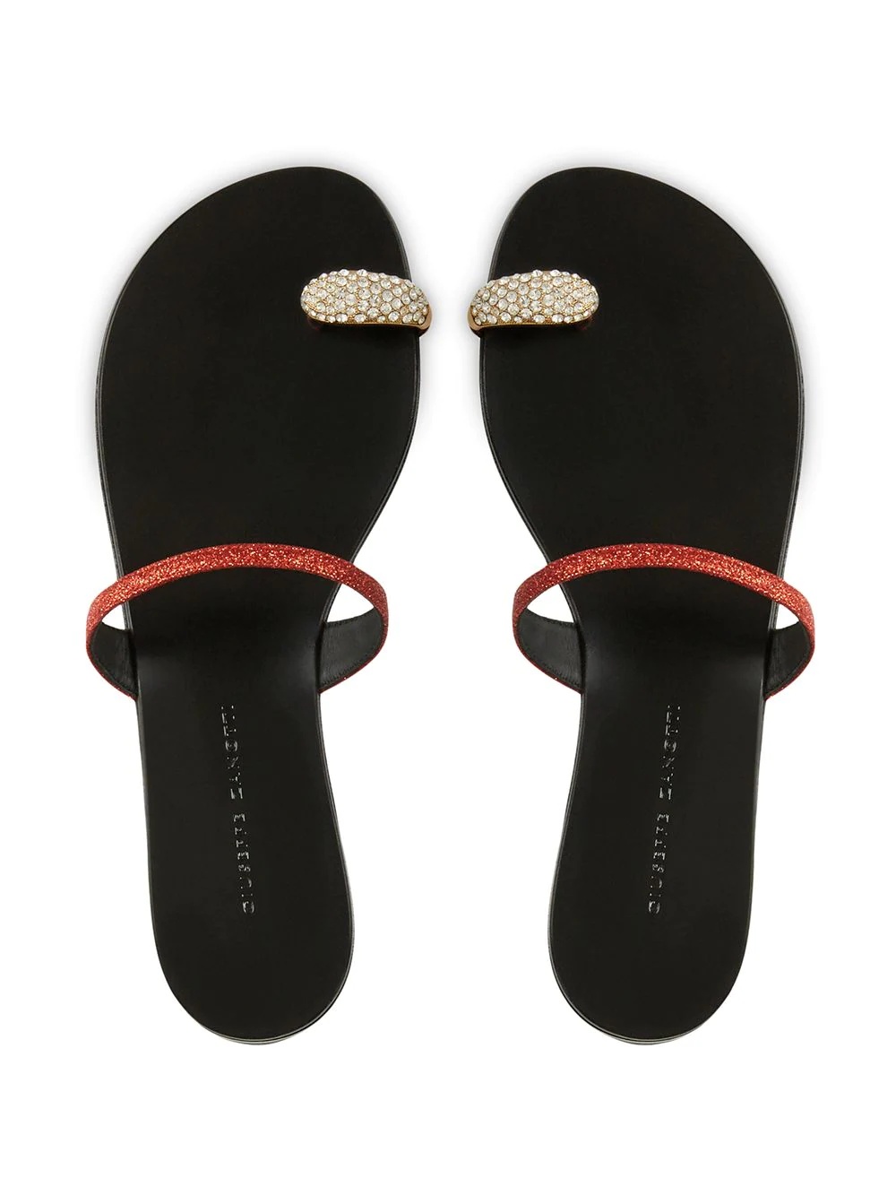 Ring toe-strap sandals - 8