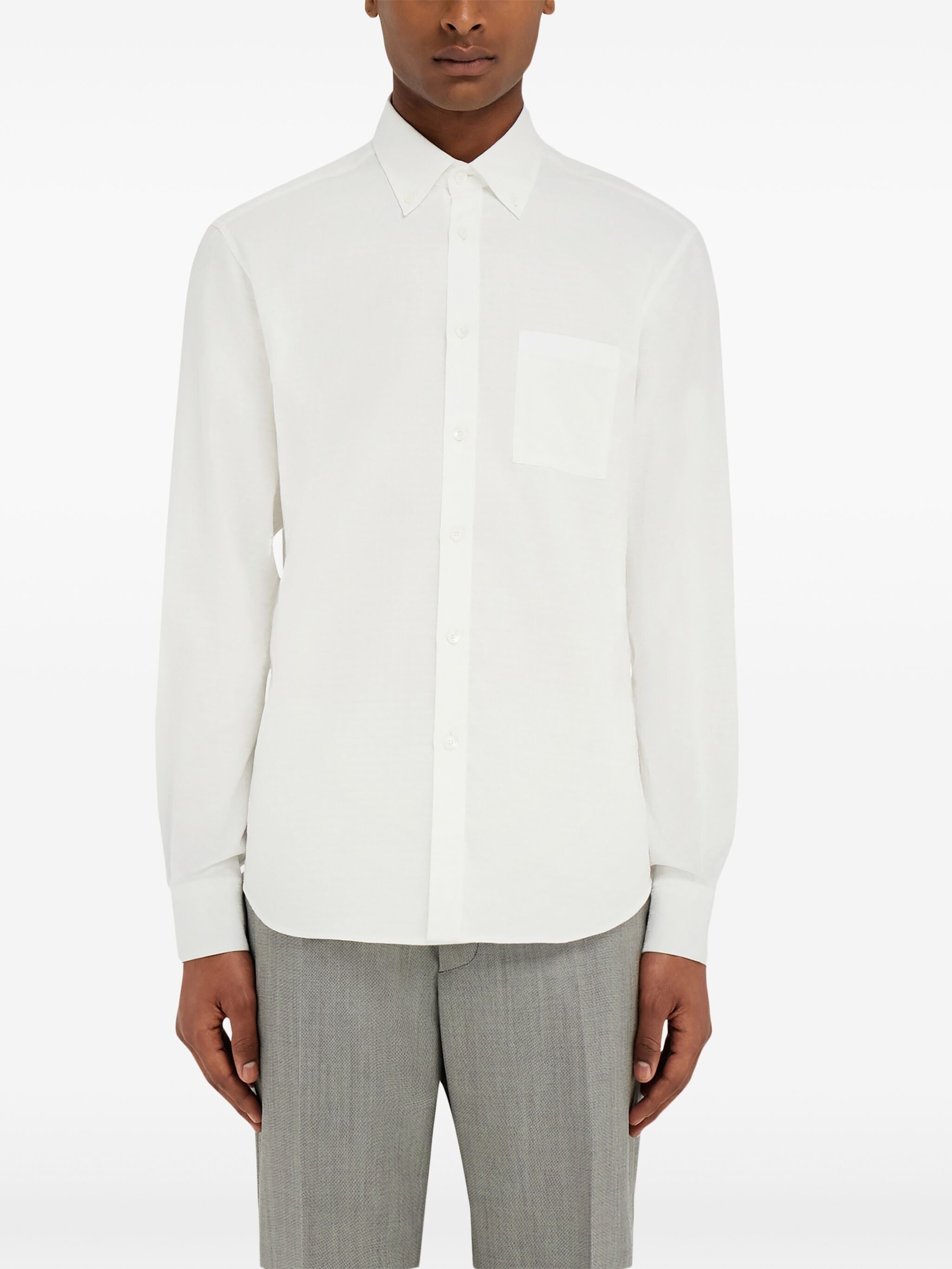 Long Sleeved Cotton Shirt - 4