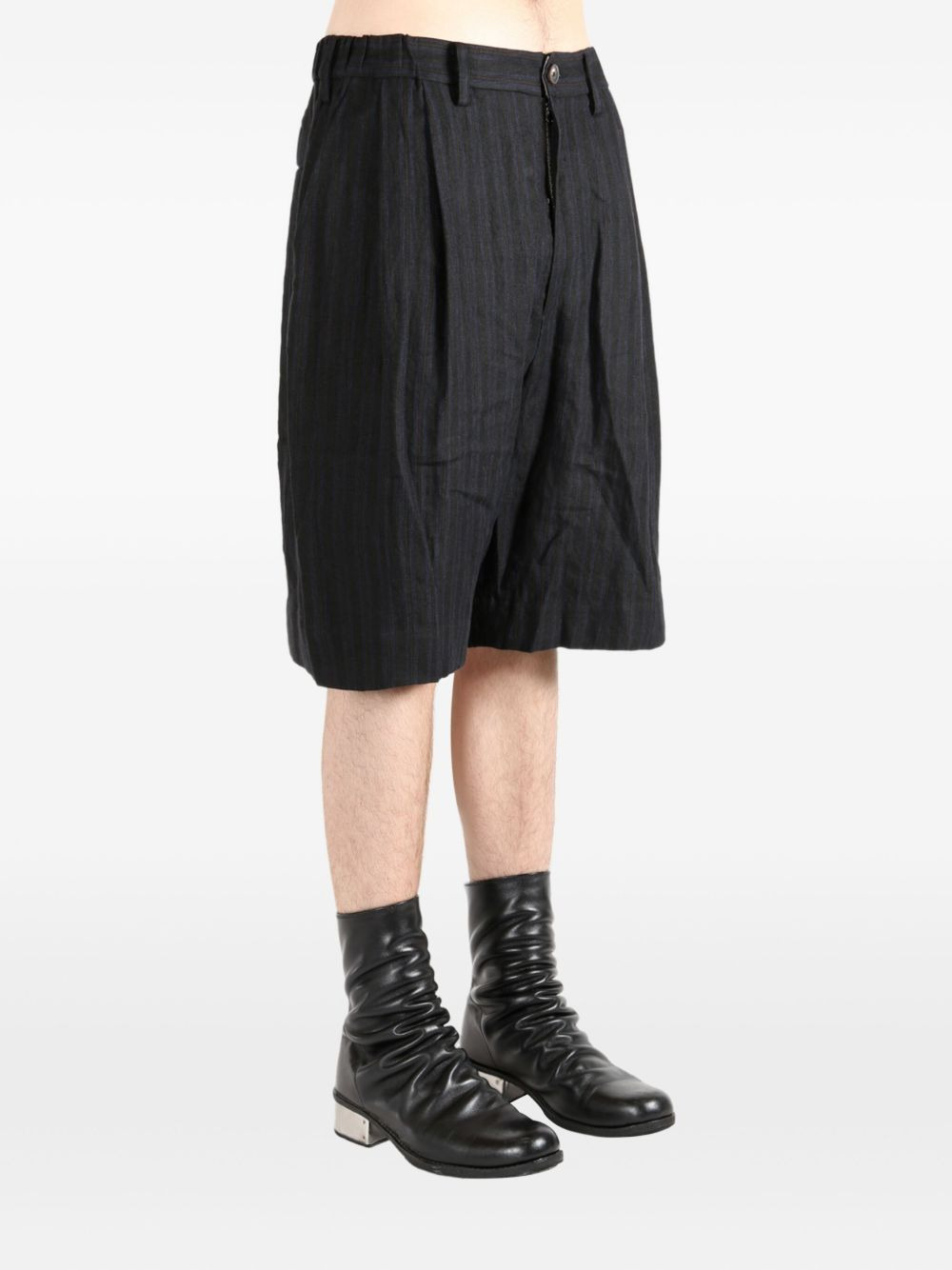 pleat-detail shorts - 3