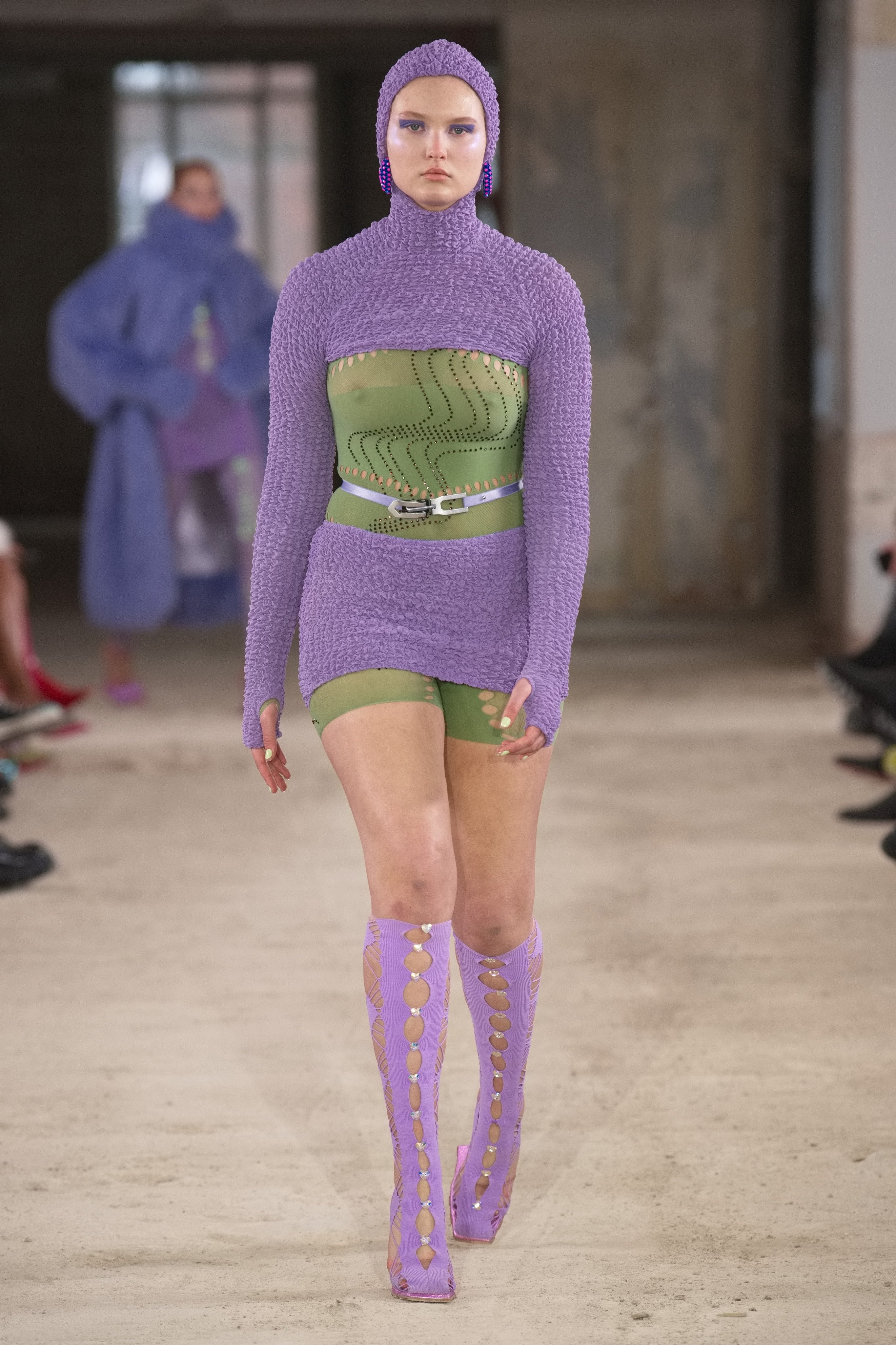 ANJA HOOD LILAC - 2
