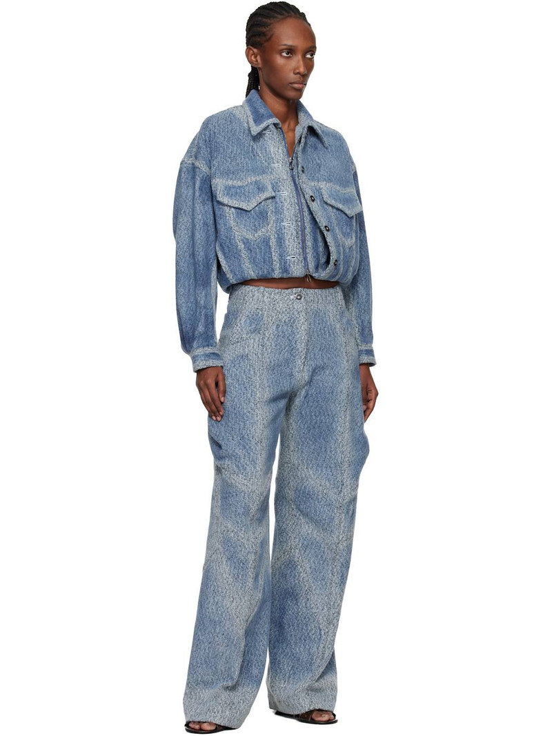 Kiko Kostadinov Blue Centennial Jeans outlook
