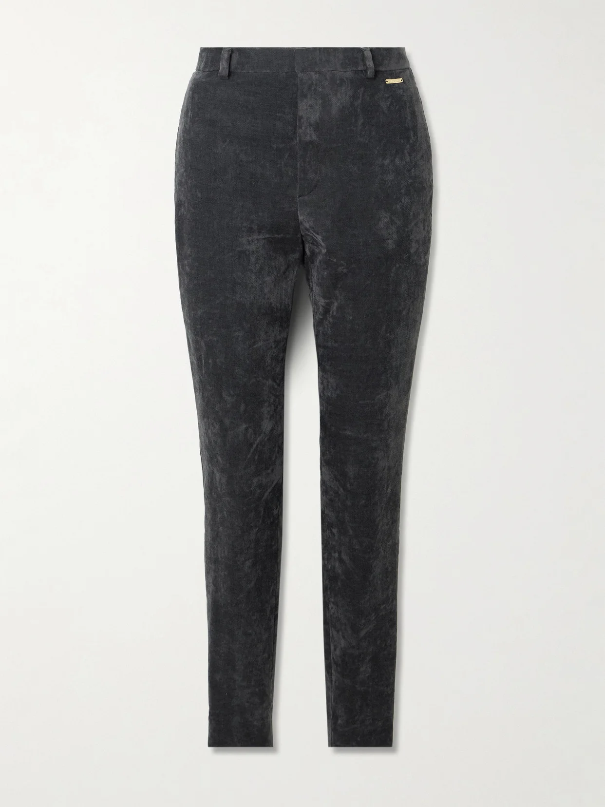 Cotton-blend Velvet Pants - 1