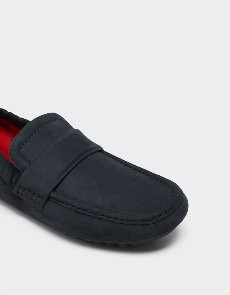 Driver loafers in nubuck leather 8
