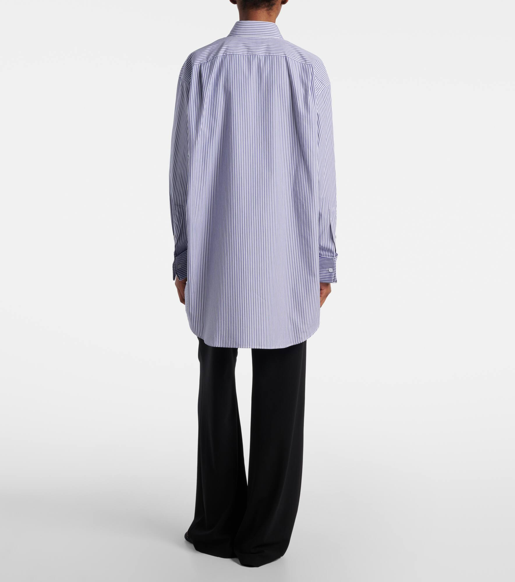 Ment Bengal stripe cotton poplin shirt - 3